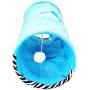 ocijf179 Cat Tunnel Funny Cats Dogs Collapsible Game Suspended Ball Tunnel Tube with Hole Pet Toy - Blue