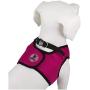 The Worthy Dog Step-in Sidekick Harness with Padded Mesh Velcro Adjustable, Outdoor, Easy Walk Vest Fits Small, Medium and Large Dogs-Pink Color