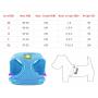 Dog Harness Blue no Pull,Reflective Breathable Adjustable Comfort,for Small Medium Large Dog,for Training Walking