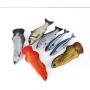 Plush Creative 3D Carp Fish Shape Cat Toy Gift Cute Simulation Fish Playing Toy for Pet Gifts Catnip Fish Stuffed Pillow Doll