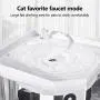 CATISM Cat Water Fountain,Dog Water Dispenser, 2.5L /84oz Silent Transparent Automatic Water Dispenser with replaceable Filter for the Health of pets CATISM Cat Water Fountain,Dog Water Dispenser, 2.5L /84oz Silent Transparent Automatic Water Dispenser with replaceable Filter for the Health of pets
