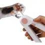 Patas Lague Dog Nail Clippers and Trimmer with LED Light, Safety Nail Clipper Razor Sharp Blade Hidden Nail File, Professional Grooming Tools for Cats, Kittens, Dogs Patas Lague Dog Nail Clippers and Trimmer with LED Light, Safety Nail Clipper Razor Sharp Blade Hidden Nail File, Professional Grooming Tools for Cats, Kittens, Dogs