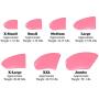 Purrdy Paws 40-Pack Soft Nail Caps for Dogs Claws Claws Soft Pink