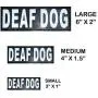 Doggie Stylz Set of 2 Reflective Deaf Dog Removable Patches with Hook Backing for Working Dog Harnesses & Vests. Durable and Interchangeable - Comes in 3 Sizes Small, Medium and Large Doggie Stylz Set of 2 Reflective Deaf Dog Removable Patches with Hook Backing for Working Dog Harnesses & Vests. Durable and Interchangeable - Comes in 3 Sizes Small, Medium and Large