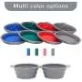 N/E Collapsible Dog Bowl Travel Pet Bowls Slow Feeder Pet Bowls Two in one Easy to Assemble and disassemble Easy to Carry N/E Collapsible Dog Bowl Travel Pet Bowls Slow Feeder Pet Bowls Two in one Easy to Assemble and disassemble Easy to Carry