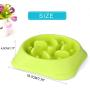 JASGOOD Dog Feeder Slow Eating Pet Bowl Eco-Friendly Durable Non-Toxic Preventing Choking Healthy Design Bowl for Dog Pet(2 Pack)