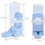 SEIS Multifunction Rabbit Water Dispenser 500ML Dog Water Bottle Hanging Cage Small Pet Foods Bowl Pet Automatic Bottle for Cats Dogs Guinea Pig Squirrel Hedgehog