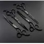 Purple Dragon Professional 7.0 inch 4PCS Pet Grooming Scissors Kit Japan Premium Steel Straight & Curved & Thinning Blade Dog Hair Cutting Shears Set with Case Purple Dragon Professional 7.0 inch 4PCS Pet Grooming Scissors Kit Japan Premium Steel Straight & Curved & Thinning Blade Dog Hair Cutting Shears Set with Case