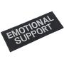 Not All Disabilities are Visible, Emotional Support, Service Dog Working Do Not Touch Emblem Embroidered Fastener Hook & Loop Patch Appliques Badges for Animal Vest Harnesses, Collars, Leashes 4PCS