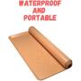Skywin Dog Pee Pad Holder - No Spill Pee Pad Holder for Dogs - Wee Wee Pad Holder Works with Most Training Pads, Easy to Clean and Store (1 Pack, Beige)