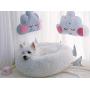 Vivi Bear Dog Bed Cat Bed Calming Dog Bed nest Extra Soft Comfortable Cute,Cat Cushion Bed Washable,Round Dog Bed Suitable for Cats and Small Medium Dogs