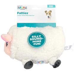 Fattiez Round Squeaky Plush Toy by Outward Hound