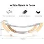 FUKUMARU Cat Hammock - New Moon Cat Swing Chair, Kitty Hammock Bed, Cat Furniture Gift for Your Small to Medium Size Cat or Toy Dog FUKUMARU Cat Hammock - New Moon Cat Swing Chair, Kitty Hammock Bed, Cat Furniture Gift for Your Small to Medium Size Cat or Toy Dog