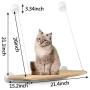 Sunny Seat Window Mounted Cat Bed cat Hammock Pet Save Space（Size:5535cm）