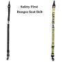 Black Rhino - Safety First Doggie Seat Belt - Adjustable Length - | Bungee Shock Absorption | Car Seat Belt Perfect for Small Medium Large Pets Dogs Cats - Safety Leads - Vehicle Seatbelt Harness