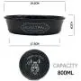 Songchet Anti Slip Dog Bowl Dog Dish Feeder Bowl Used for Big Dog Feeding Bowl and Water Bowl(Set of 2 Songchet Anti Slip Dog Bowl Dog Dish Feeder Bowl Used for Big Dog Feeding Bowl and Water Bowl(Set of 2