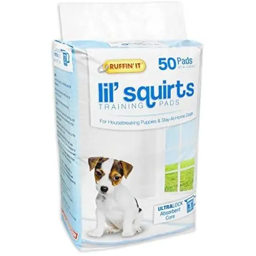 RUFFIN IT 50-Pack Lil Squirts Training Pads