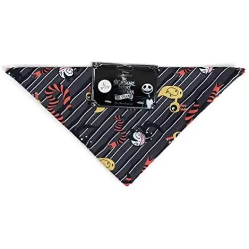 Disney Nightmare Before Christmas Pet Bandanna Various Size Disney Nightmare Before Christmas Pet Bandanna Various Size