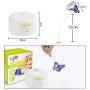 All for Paws Interactive Motion Activate Cat Butterfly Toy with One Replacement Flashing Butterflies Toy