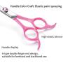 Moontay 6.5inch Curved Dogs Grooming Scissors Professional Dog Grooming Scissor for Dogs, Cats and Pets Scissors Curved Shears 440C Japanese Stainless Steel Blade