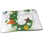 SULMOEITLY Norwegian Vegetation with Cranberries Moss and Lichen Cranberry,Dog Bed Mat Comfortable Soft Washable for Large Medium Dogs Nordic Countries 35Wx23H