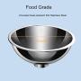 Luck Dawn Elevated Dog Cat Bowls, 0/15° Tilted Raised Stainless Steel Cat Food and Water Bowls, Non-Slip Stress Free Pet Feeding Bowls for Cat and Small Dogs