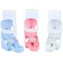 SEIS Multifunction Rabbit Water Dispenser 500ML Dog Water Bottle Hanging Cage Small Pet Foods Bowl Pet Automatic Bottle for Cats Dogs Guinea Pig Squirrel Hedgehog