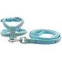 PETCARE Sparkly Rhinestone Bling Dog Harness Leash Set Soft Leather Shining Diamonds Pet Collar Harness Vest for Puppy Small Dogs Cats PETCARE Sparkly Rhinestone Bling Dog Harness Leash Set Soft Leather Shining Diamonds Pet Collar Harness Vest for Puppy Small Dogs Cats