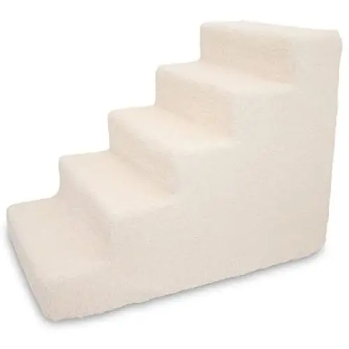 &Made in USA Pet Steps/Stairs with CertiPUR-US Certified Foam for Dogs & Cats