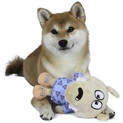 Nickelodeon for Pets Rockos Modern Life Spunky Figure Plush Dog Toy - 6 Inch White Squeaky Dog Toy for All Dogs - Nickelodeon Toys for Dogs, Squeak Dog Toy (FF14784)