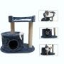 Nareo Cat Tree Condo 19inch with Full Scratching Post and House Cave