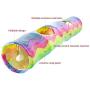 SZMYLED Interactive Pet Tubes with Fun Balls and Crinkle Peep Hole,Colorful Collapsible Cat Tunnel Toys, Indoor Tunnel Funny Kitten Toy with Sound Paper for Pet Cat