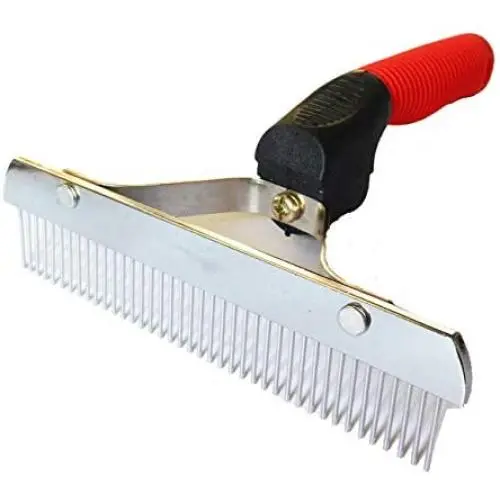 OCTCHOCO Pet Comb Extra-Large Rake Comb Grooming Brush Deshedding Tool Beauty Comb for Large Dogs Golden Retriever Husky German Shepherd OCTCHOCO Pet Comb Extra-Large Rake Comb Grooming Brush Deshedding Tool Beauty Comb for Large Dogs Golden Retriever Husky German Shepherd