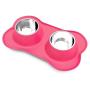 PETMAKER Stainless Steel Pet Bowls Set for Dogs and Cats