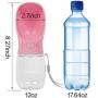 KINTEN Dog Water Bottle, Portable Dog Water Dispenser with Drinking Bowl, Leak-Proof Water Bottle for Pets Walking, Traveling, Hiking