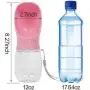 KINTEN Dog Water Bottle, Portable Dog Water Dispenser with Drinking Bowl, Leak-Proof Water Bottle for Pets Walking, Traveling, Hiking KINTEN Dog Water Bottle, Portable Dog Water Dispenser with Drinking Bowl, Leak-Proof Water Bottle for Pets Walking, Traveling, Hiking