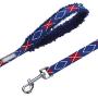 Blueberry Pet 2021 New 7 Patterns Ultra Soft & Comfy Sherpa Fleece Padded Dog Leashes for Winter Cold Weather, Classy Stripes or Argyle Design