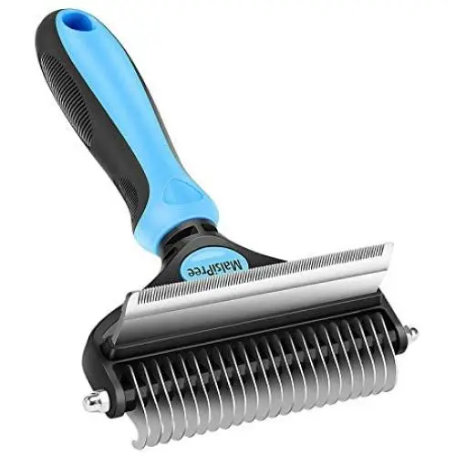 MalsiPree Pet Grooming Brush for Dogs/Cats, 2 in 1 Deshedding Tool& Dematting Undercoat Rake for Mats& Tangles Removing, Reduces Shedding by up to 95%, Great for Short to Long Hair Small Large Breeds MalsiPree Pet Grooming Brush for Dogs/Cats, 2 in 1 Deshedding Tool& Dematting Undercoat Rake for Mats& Tangles Removing, Reduces Shedding by up to 95%, Great for Short to Long Hair Small Large Breeds