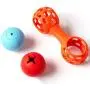 ShiLei Interactive Dog bite Toy, Tough and Durable Environmentally Friendly Rubber, Interesting Dumbbell Leak Design, Detachable, bite Resistant