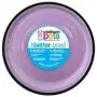 Platinum Pets Platinum Pets 1-Cup Embossed Non-Tip Cat Bowl, Sweet Lilac