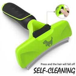 ORFELD Pet Grooming Brush Reduces Shedding by Up to 95% Perfect for Dogs and Cats, Curved Brush Protect Pets