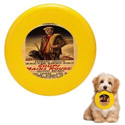 Pet Frisbee Flying Disc Dog Toy - Multifunction Goupi Mains Rouge