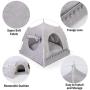BFACCIA Cat Tents Cave Bed for Cats Puppy Pet Play House Portable Exercise Tent Playpens 4-Sided Comfortable Cat Beds Folding Pet Tent Small Animal House Cage