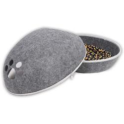 Cat Cave Dream Pet Bed Cave Bed Felted with Washable Cushion for Indoor Outdoor for All Cat Sizes
