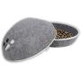 Cat Cave Dream Pet Bed Cave Bed Felted with Washable Cushion for Indoor Outdoor for All Cat Sizes