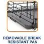 Precision Pet 2-Door ProValu2 Crate - Black - 19'' x 12'' x 14''