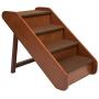 PetSafe CozyUp Folding Wood Pet Stairs for Dogs and Cats - for Small, Medium, Large and X-Large Pets