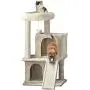Sanfant New Designed Style Cat Tree with Slide Two Condos Pole Covered Sissal Rope 33 Inch Sanfant New Designed Style Cat Tree with Slide Two Condos Pole Covered Sissal Rope 33 Inch