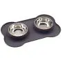 N/E M&J Bone-Shaped Dog Bowl Stainless Steel Dog Bowl, 2 Medium-Sized Bowls (13.3 Ounces Each) Leak-Free, Non-Slip Silicone pad, Used for Small Dogs, Pets, Cats Feeding Bowls N/E M&J Bone-Shaped Dog Bowl Stainless Steel Dog Bowl, 2 Medium-Sized Bowls (13.3 Ounces Each) Leak-Free, Non-Slip Silicone pad, Used for Small Dogs, Pets, Cats Feeding Bowls