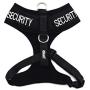 Dexil Limited Security Black Color Coded Non-Pull Front and Back D Ring Padded and Waterproof Vest Dog Harness Prevents Accidents by Warning Others of Your Dog in Advance